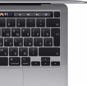 MacBook Pro 13" Retina (M1, 2020) 8 ГБ, 512 ГБ SSD, Touch Bar, «серый космос»